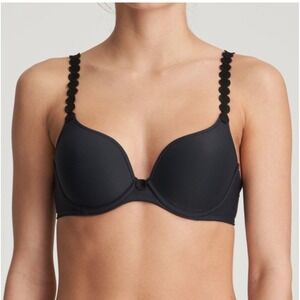 Marie Jo L'Aventure Tom Padded Heart‎ Bra Black US 30G